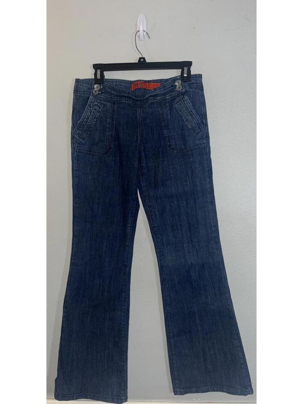 VTG Zana Di Jeans Women's Size 11 Flared Denim Jeans Y2K